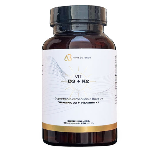 Alka Balance, Vitamina D3 + K2, 90 caps