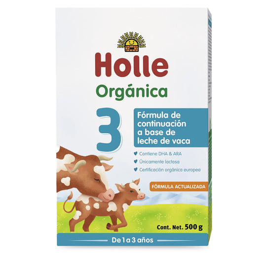 Fórmula Orgánica para Lactantes, Etapa 3, Vaca, 500 g