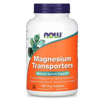 Transportadores de Magnesio (5 en 1), 180 caps