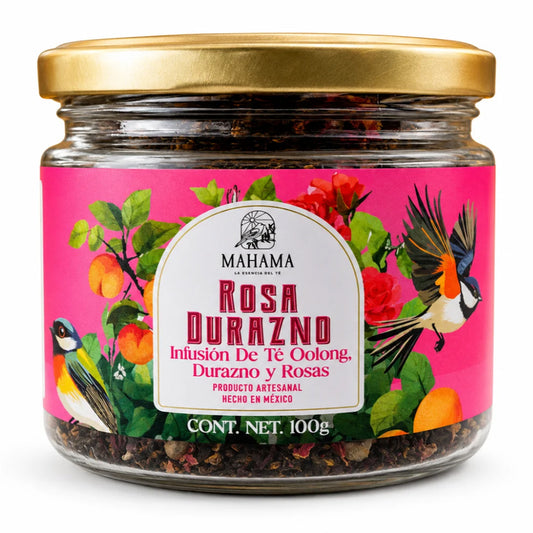 Rosa Durazno, Té Oolong y Rosas, 100g