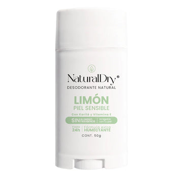 Desodorante,  Unisex, Piel Sensible, Limón, 50 g