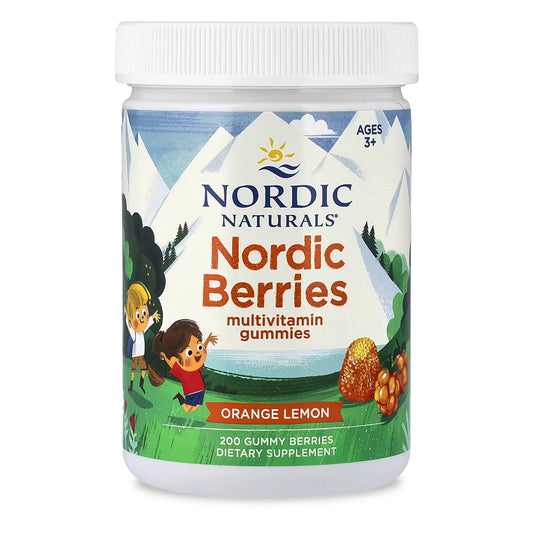 Nordic Berries, Multivitamínico, Niños, 200 gomitas