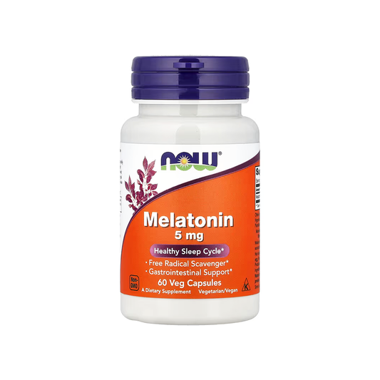Now, Melatonina, 5 mg, 60 caps