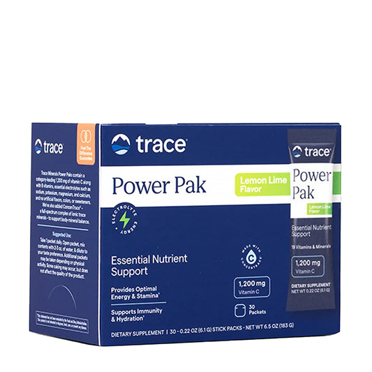 PowerPak, Electrolitos + Vitamina C, Lima Limón , 30 pzas