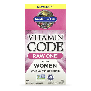 Vitamin Code Raw One, Multivitamínico, Mujeres, 75 caps