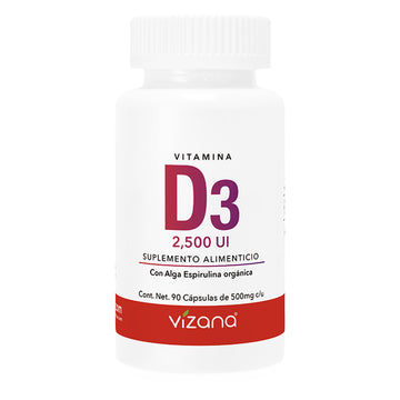 Vitamina D3, 2500 UI, 90 caps
