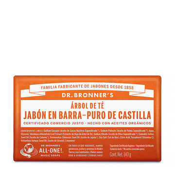 Jabón Puro de Castilla, Tea Tree, 140 g