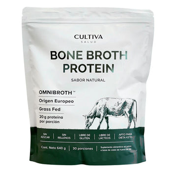 Proteína de Caldo de Hueso, Res, 640 g