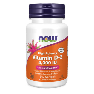 Vitamin D3, 5000 IU, 240 caps