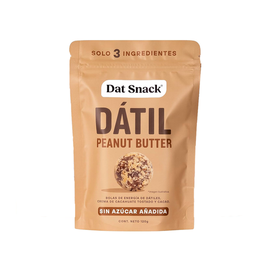 Bolitas de Dátil con Peanut Butter, 120 g
