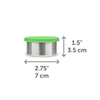 Recipiente para Aderezos, Verde, 75 ml - 2 pzas