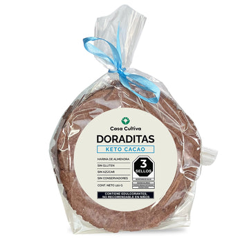 Doraditas de Almendra, Keto, Cacao, 120 g