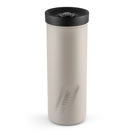 Termo de Acero Inoxidable, con Prensa Francesa, Stone, 410 ml