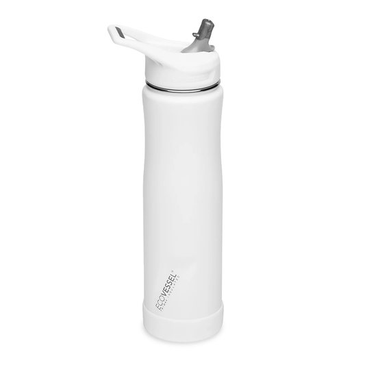 Termo de Acero Inoxidable, Summit, Whiteout, 709 ml