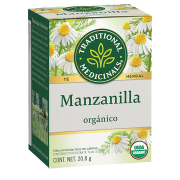 Té Orgánico, Manzanilla, 16 bolsitas