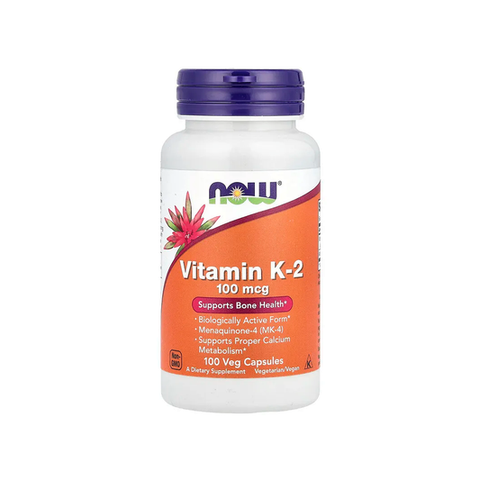 Now, Vitamina K2, 100 mg, 100 caps