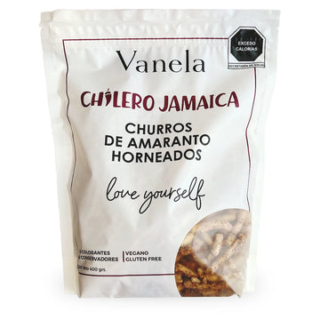 Vanela, Churritos de Amaranto, Chilero Jamaíca, 400 g