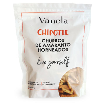 Vanela, Churritos de Amaranto, Chipotle, 400 g