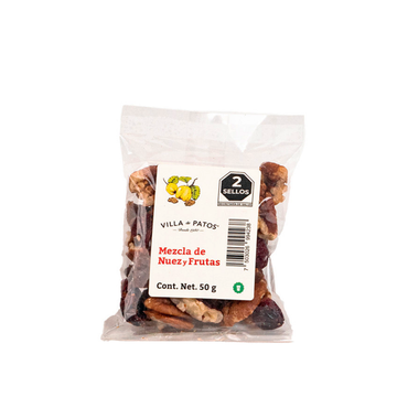 Mezcla de Nuez y Frutas, Natural, 50 g