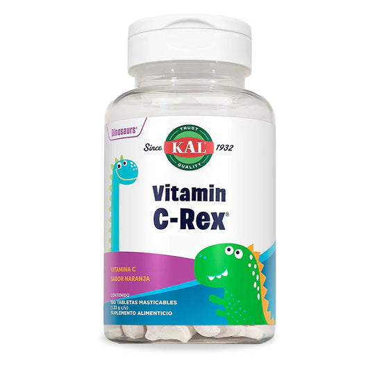 Vitam C-Rex, Vitamina C para Niños, 100 tabs masticables