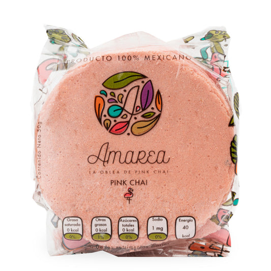 Amarea, Oblea de Amaranto, Pink Chai, 50 g