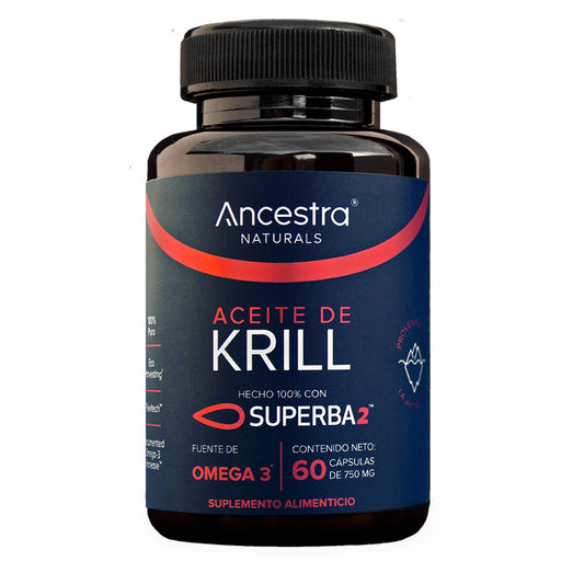 Ancestra Naturals, Omega 3, Aceite de Krill Superba ™, 60 caps