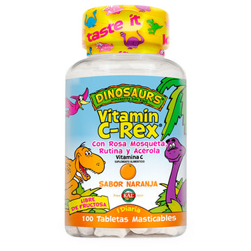 Vitam C-Rex, Vitamina C para Niños, 100 tabs masticables