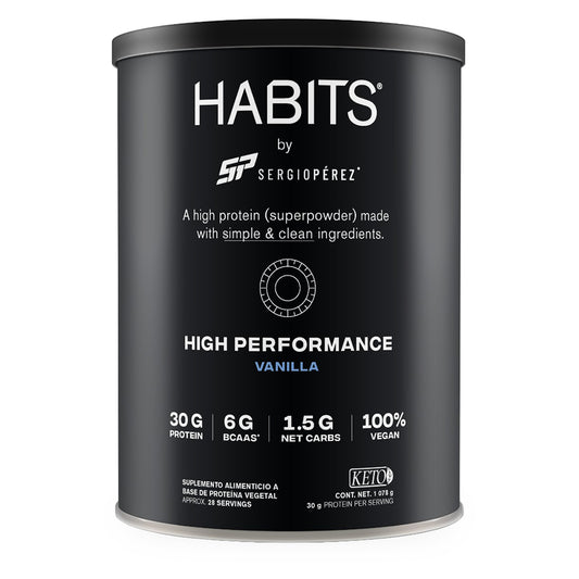 Habits, Proteína, High Performance, Vainilla
