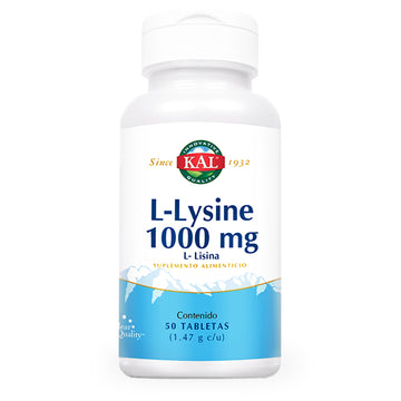 Kal, L-Lisina, 1000 mg, 50 tabs