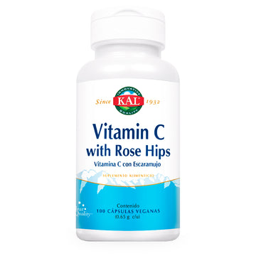 Vitamina C con Rosa Mosqueta, 100 caps