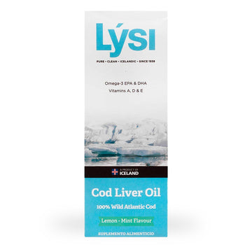 Lysi, Omega 3, Aceite de Hígado Bacalao, Limón - Menta, 240 ml