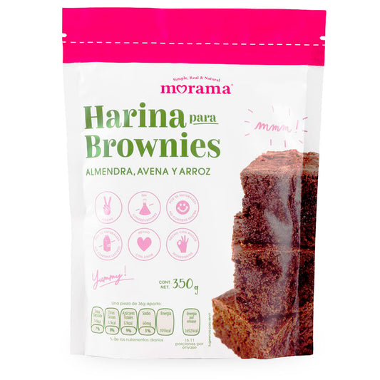 Morama, Harina para Brownies, 440 g