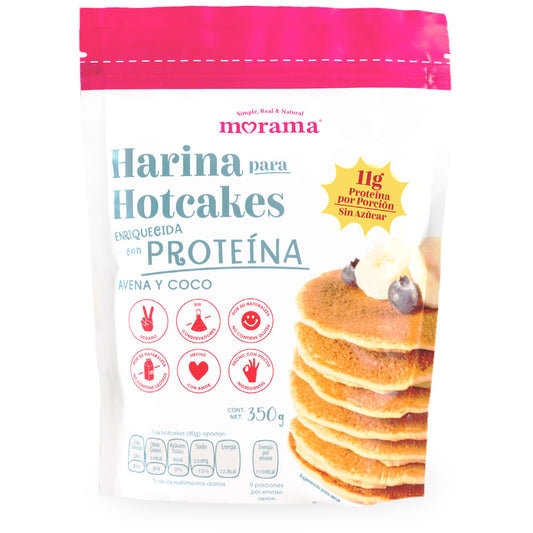 Morama, Harina para Hotcakes con Proteína, 350 g