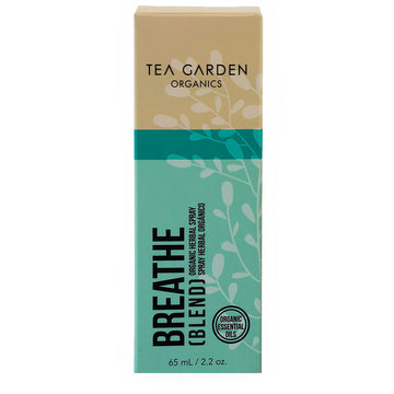 Tea Garden, Spray Herbal Orgánico, Breathe, 65 ml