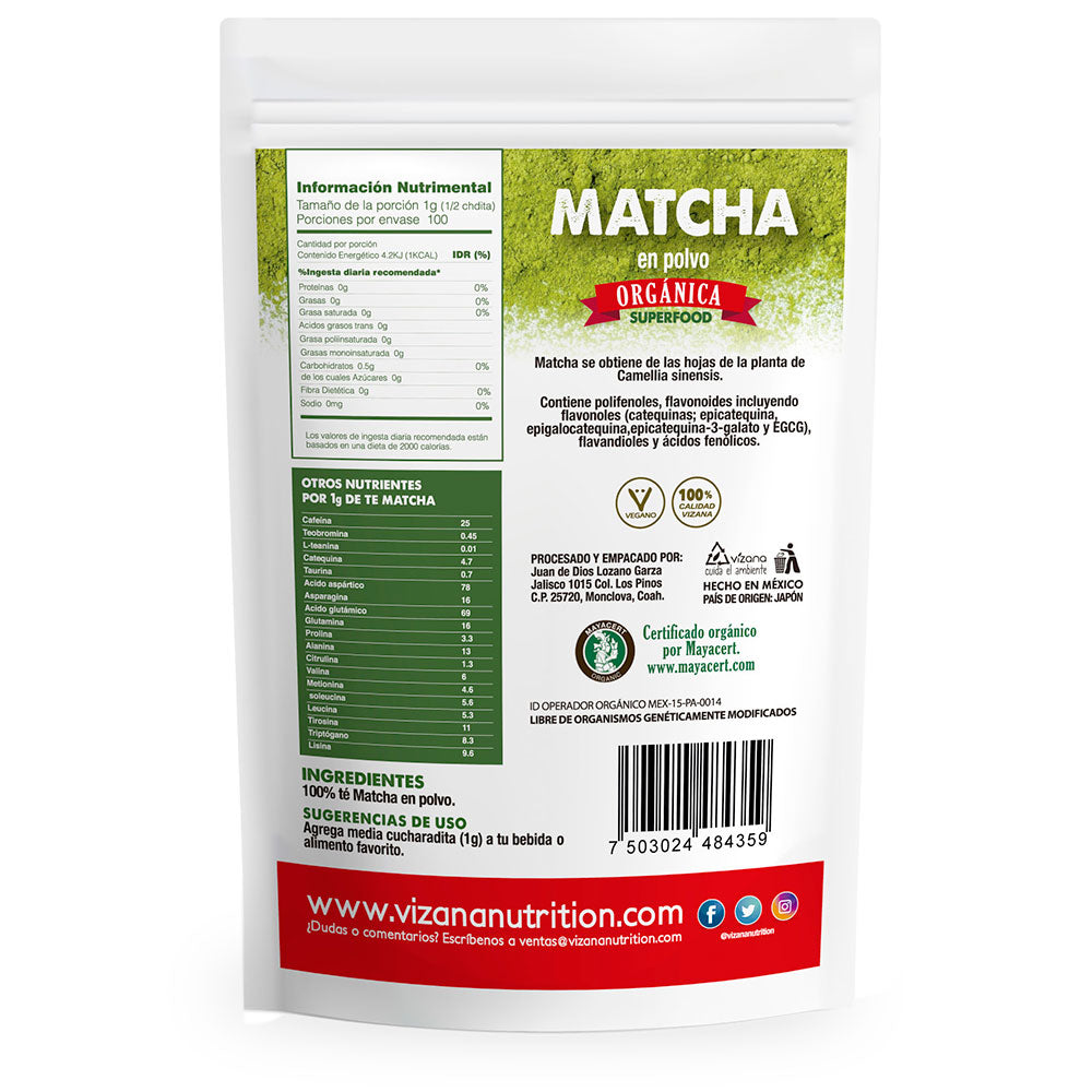 Matcha Premium Orgánico, 70 g – Casa Cultiva