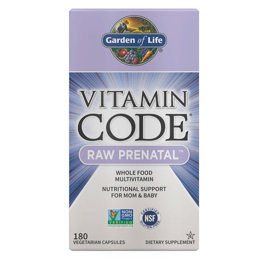 Garden of Life, Vitamin Code, Raw Prenatal, 180 caps